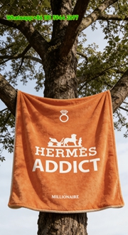 Hermès Addict Flannel Fleece Throw Blanket IMG_4999